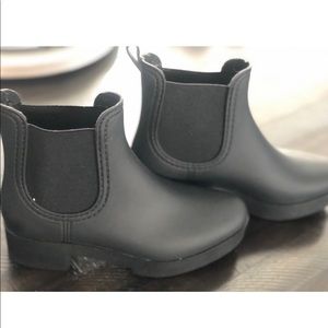 Black Rain Boots